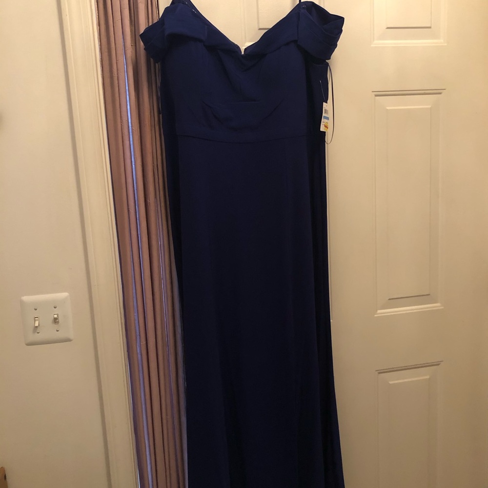 Blue maxi dress